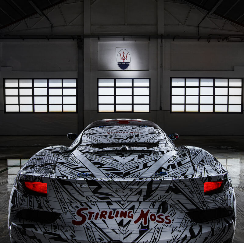 Ein Auto zu Ehren von Sir Stirling Moss